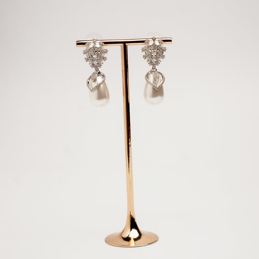 Tear Drop Glam Silver