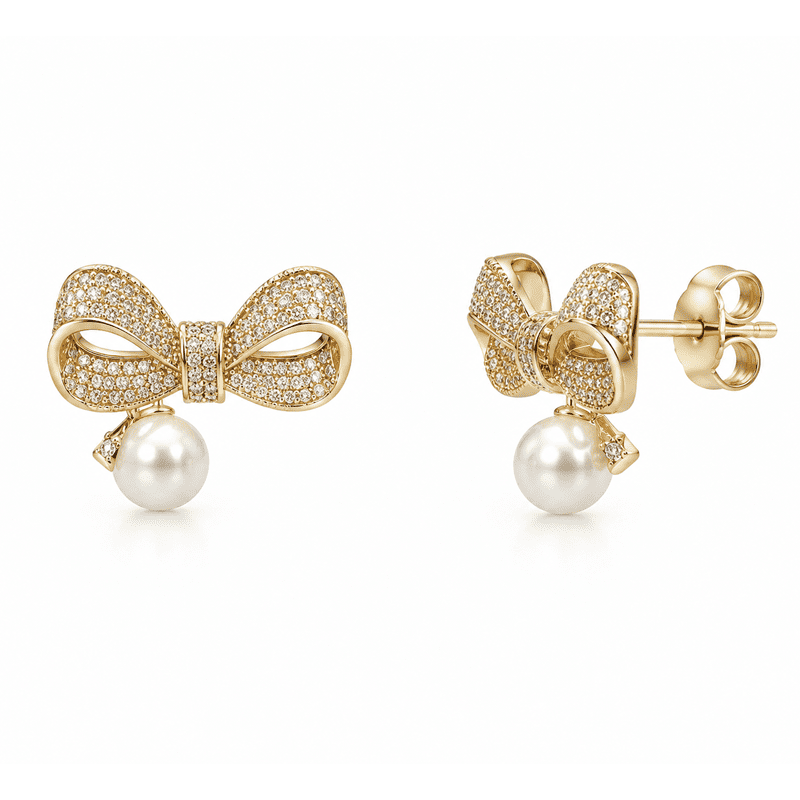 Bow Pearl (Gold)