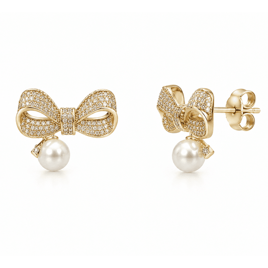 Bow Pearl (Gold)