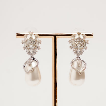 Tear Drop Glam Silver