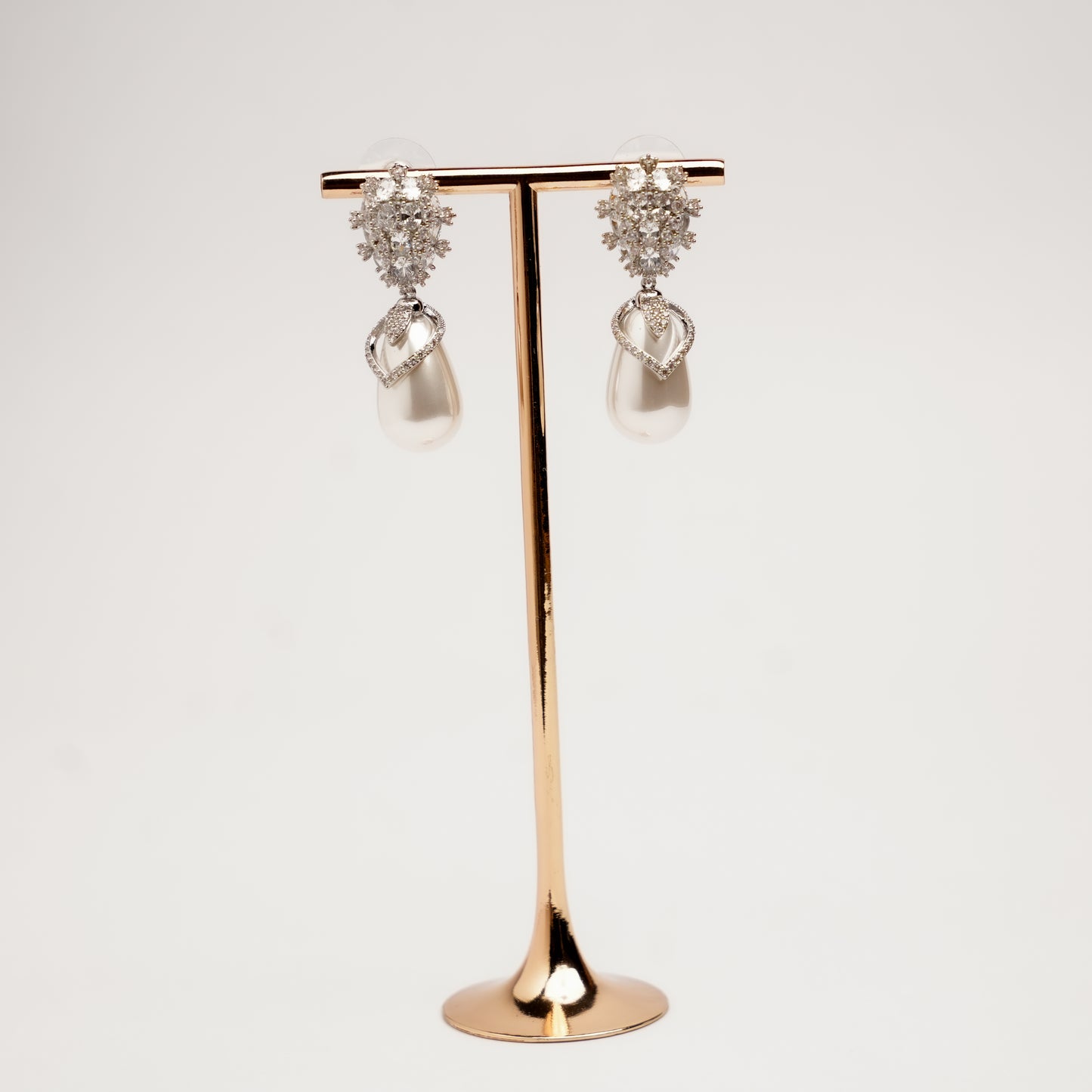 Tear Drop Glam Silver