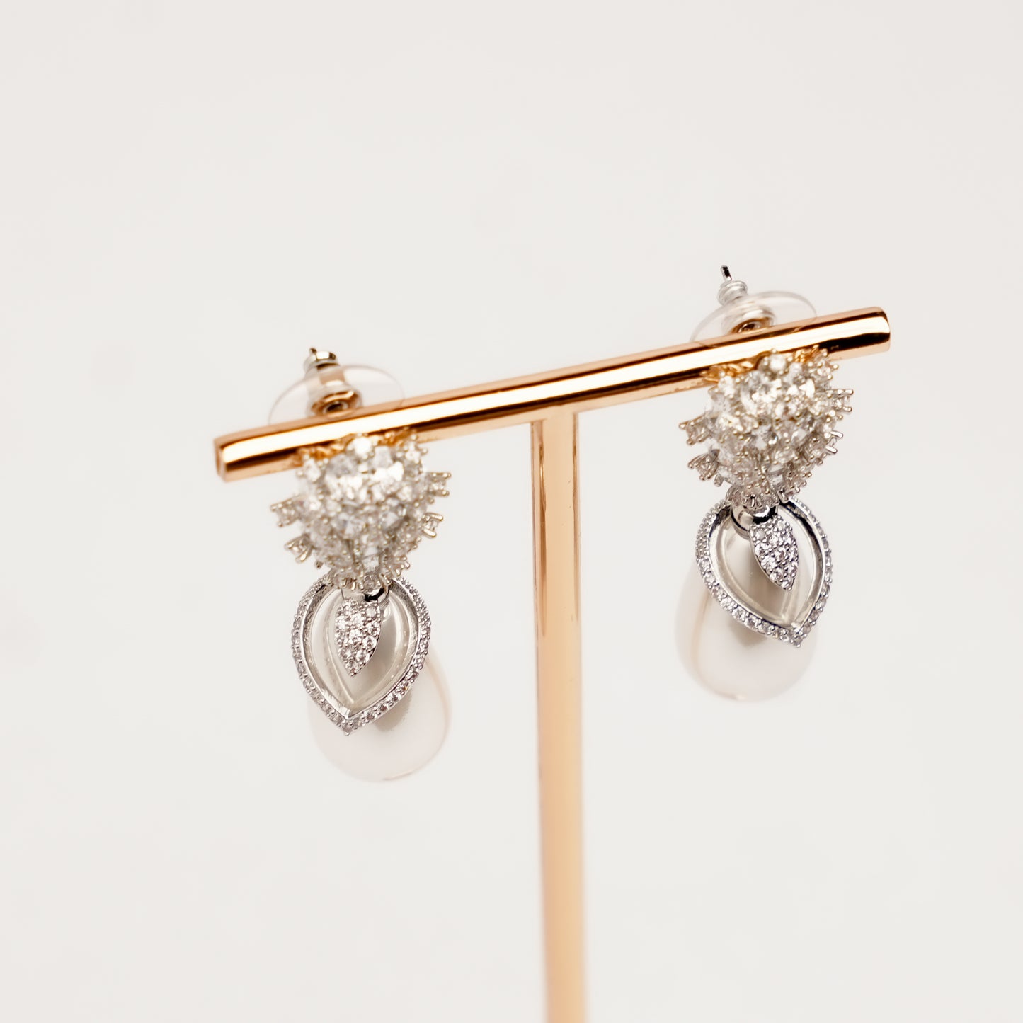 Tear Drop Glam Silver