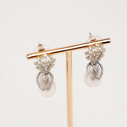 Tear Drop Glam Silver